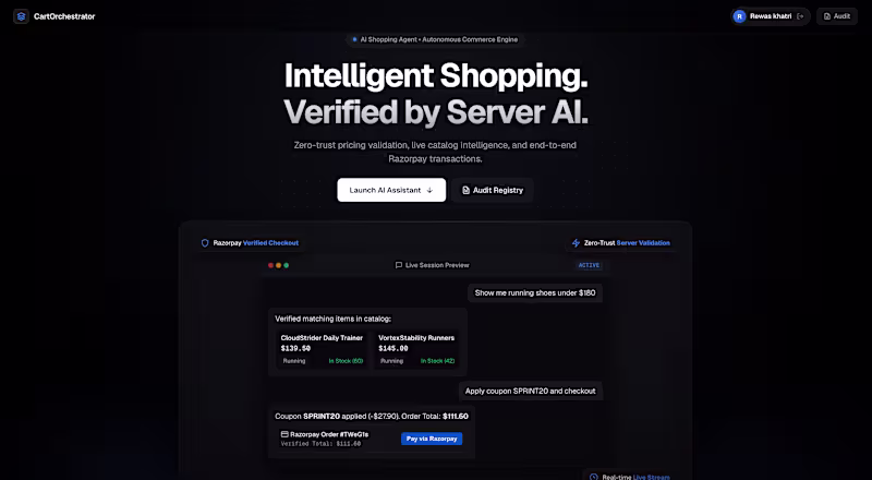Cover image for CartOrchestrator is an autonomous e-commerce