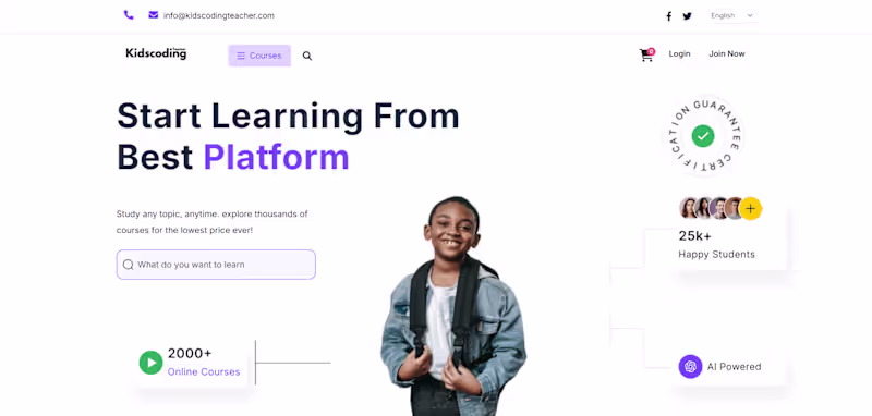Cover image for E Academy: A Platform for Kids’ Coding Teachers