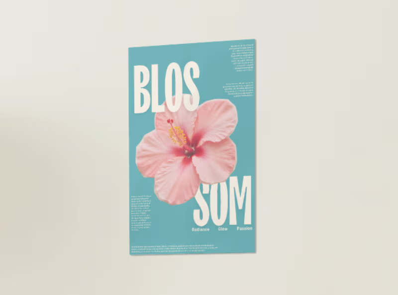 Cover image for Designed modern, minimal posters focused