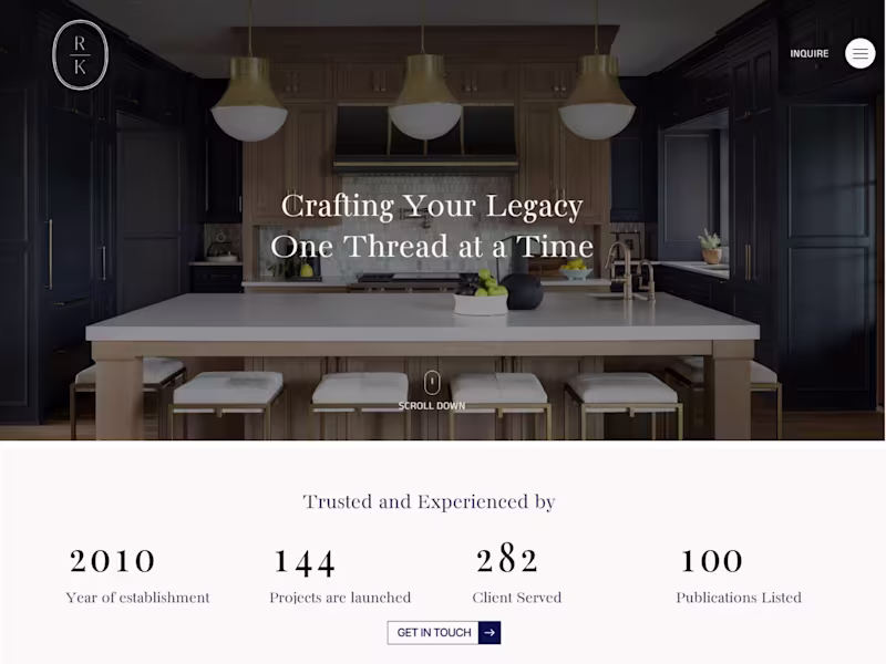 Cover image for Renae Keller Interior Design — Full Website Redesign