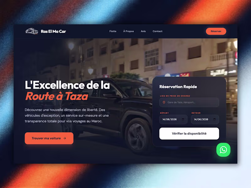 Cover image for Car Rental Website for a Local Agency