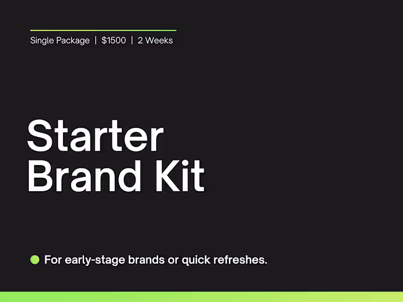 Cover image for Starter Brand Kit