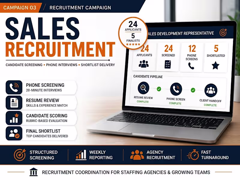 Cover image for Sales Development Representative Recruitment Campaign