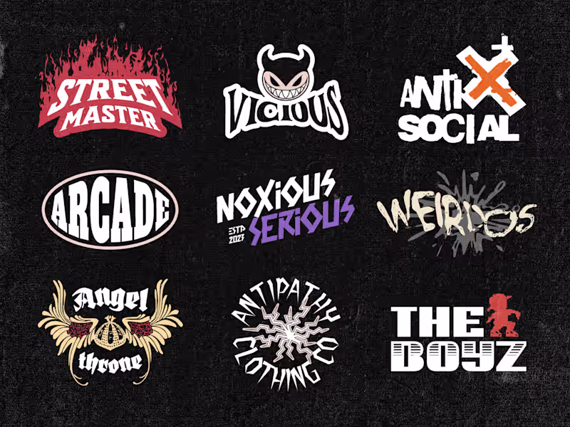 Cover image for Streetwear and Clothing Logo Design for your brand needs