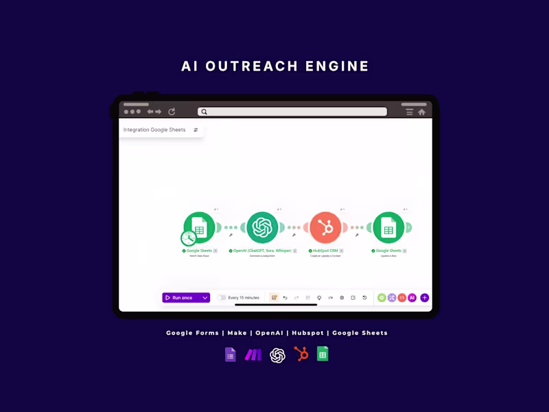 Cover image for AI Outreach Engine: Personalized Cold
