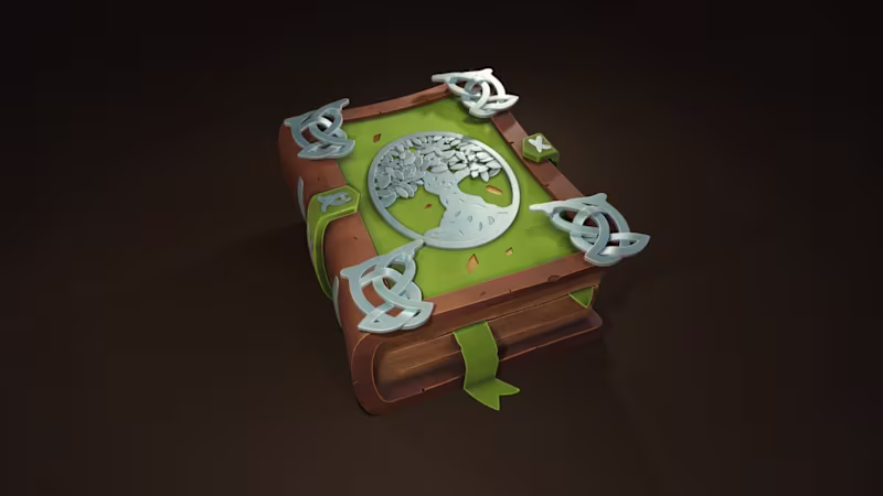 Cover image for Stylized Book in 3D