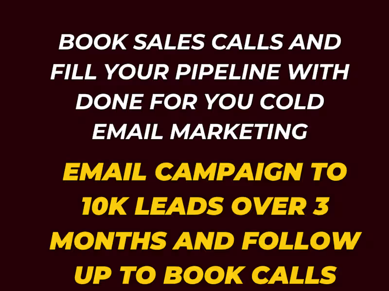 Cover image for Cold Email Marketing Campaign to Your Ideal Customer Profiles