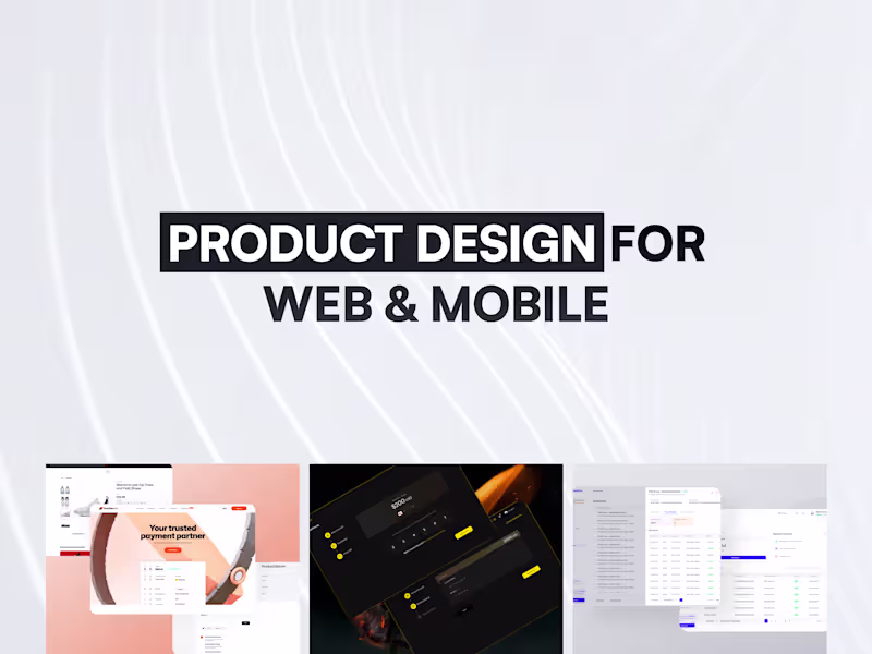Cover image for SaaS & Dashboard Product Design (Figma)