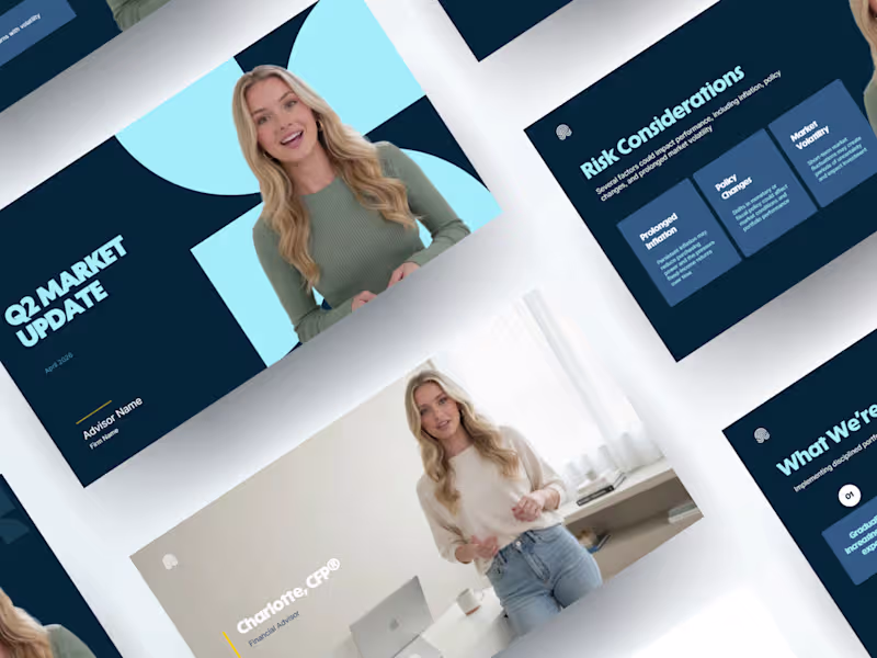 Cover image for Financial Market Video Presentation Template Design