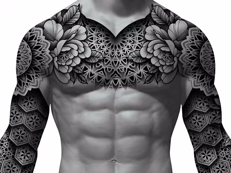 Cover image for Geometric tattoo design
