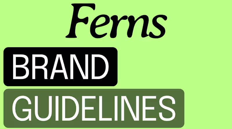 Cover image for Ferns Brand Design — Dominique Design