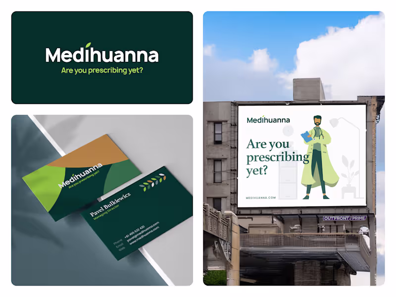 Cover image for Medihuanna • Branding for Cannabis Education