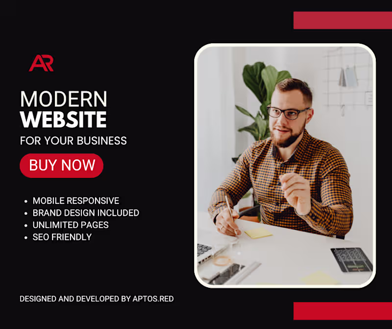Cover image for Modern Responsive Website For Your Business