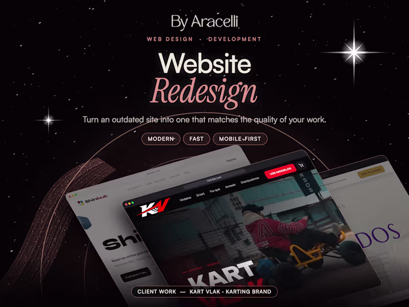 Cover image for Website Redesign: Modern, Fast and Mobile-First