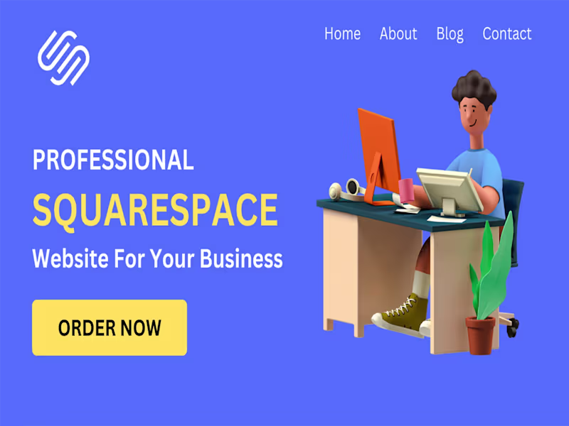 Cover image for Develop your Squarespace website design