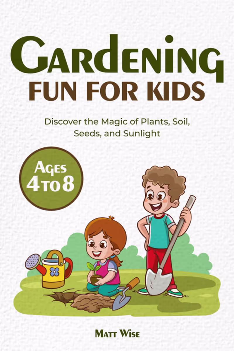 Cover image for Full KDP Production: Gardening Fun for Kids Ages 4 to 8