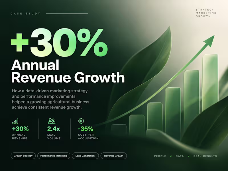 Cover image for Driving ~30% Annual Revenue Growth