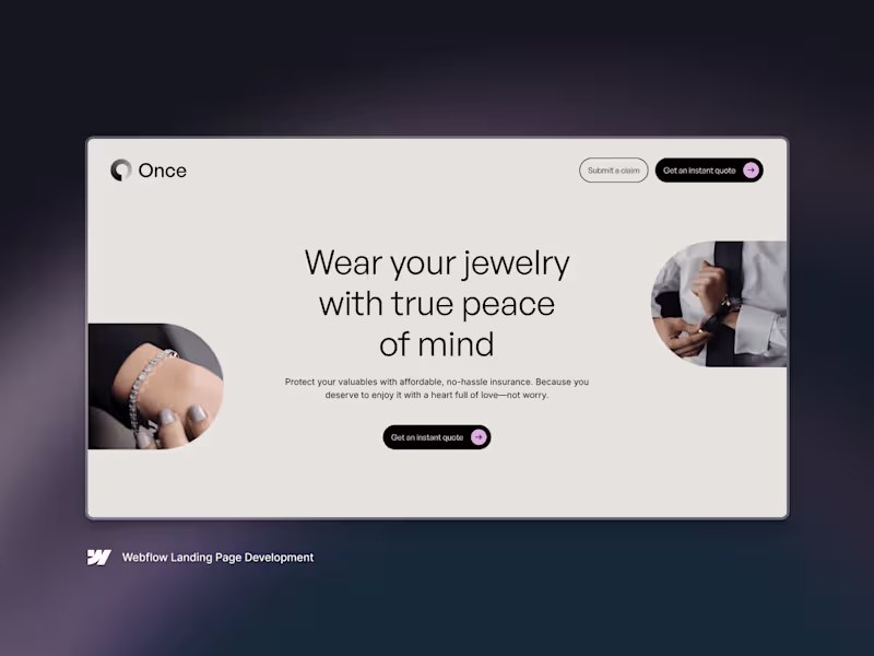 Cover image for Webflow Landing Page (Development)