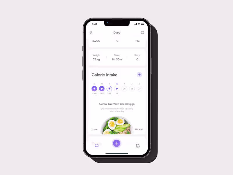 Cover image for WeightQuest Health and Wellness App Design