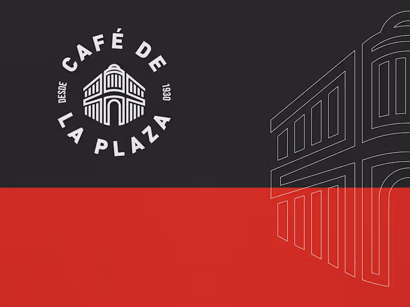 Cover image for Brand Identity Redesign for Café de la Plaza