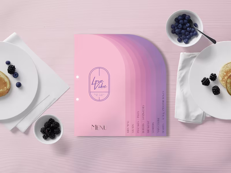 Cover image for Menu Design