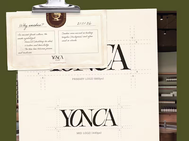 Cover image for Yonca Pharmacy Brand Identity Design