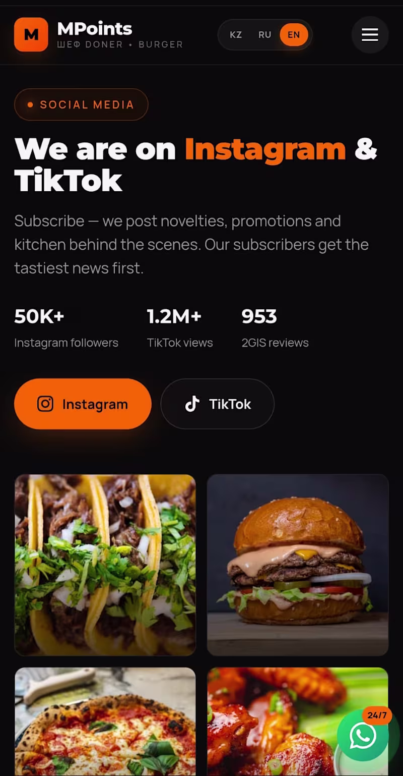 Cover image for Mobile social media section for