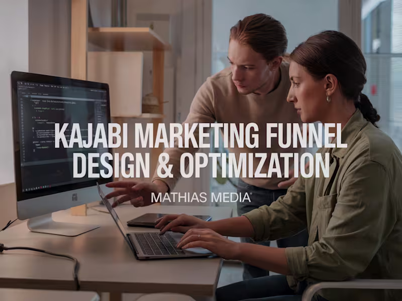 Cover image for Kajabi Marketing Funnel Design & Optimization