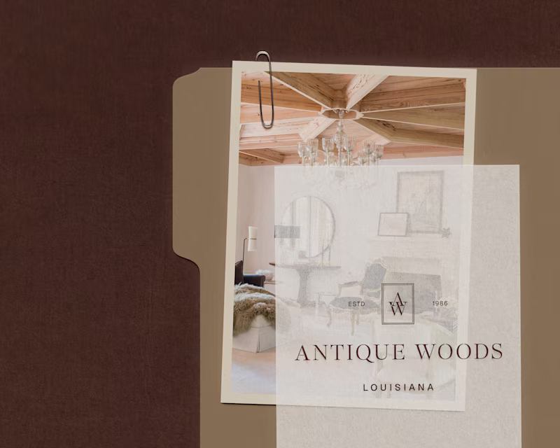 Cover image for Antique Woods Brand and Website Design