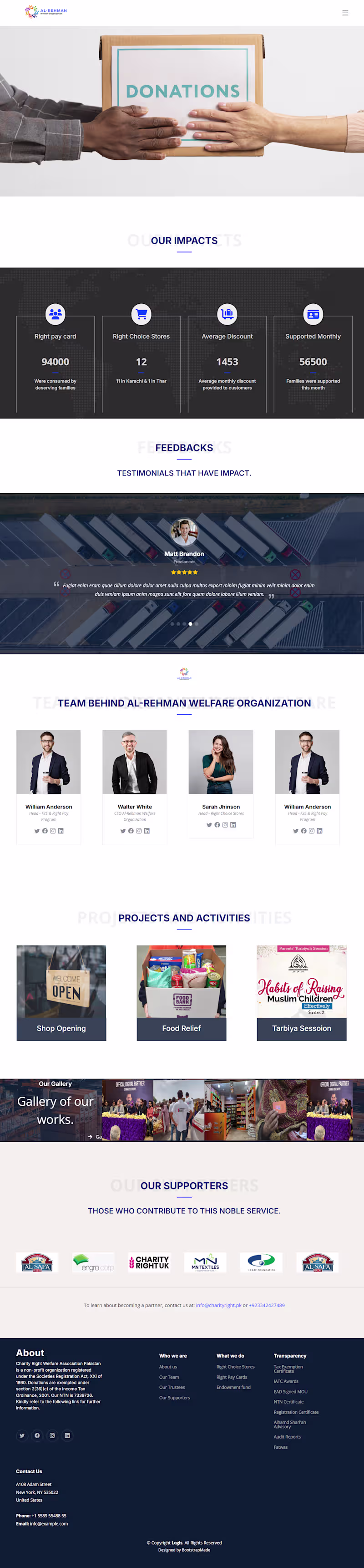Cover image for Modern Responsive Website for a