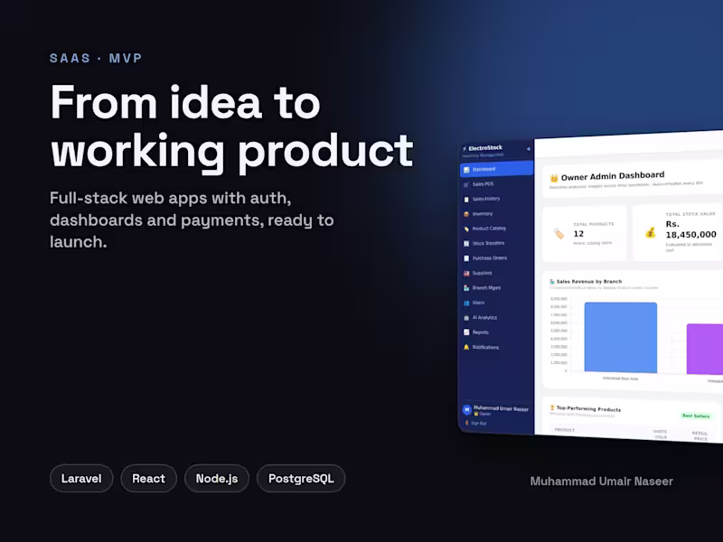 Cover image for SaaS MVP Development