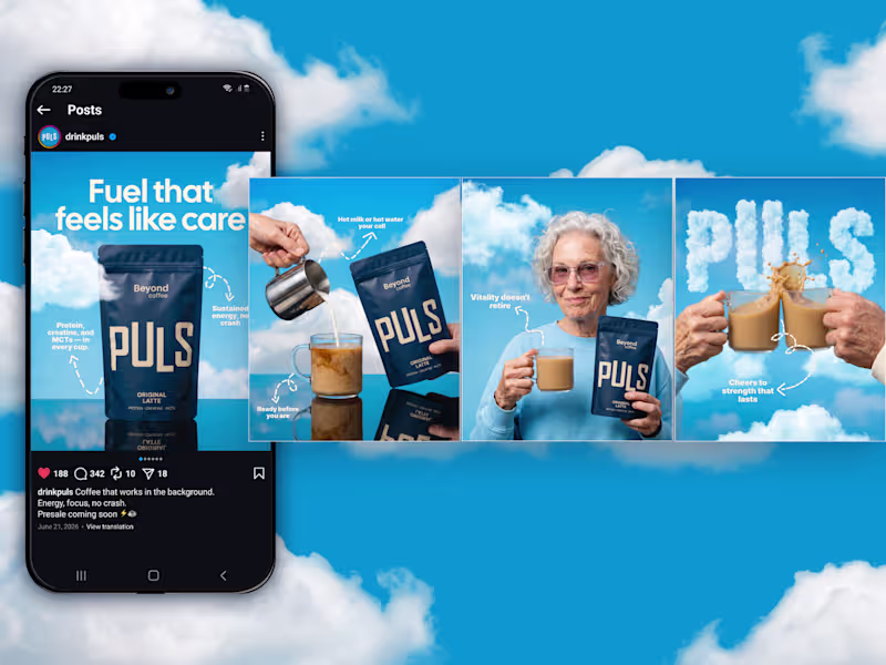 Cover image for PULS – Beyond Coffee: Social Media AI Campaign Design