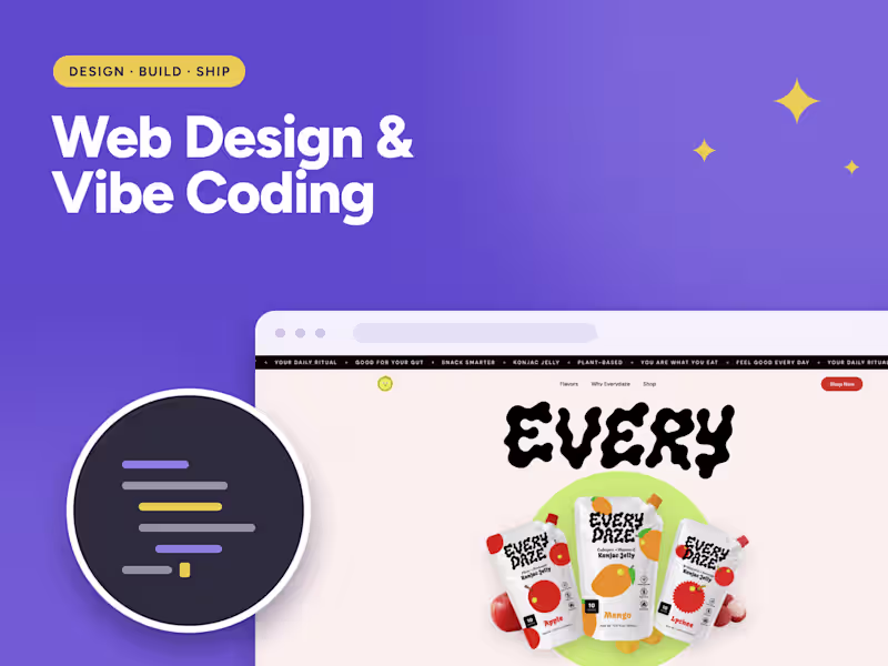 Cover image for Web Design & Vibe Coding