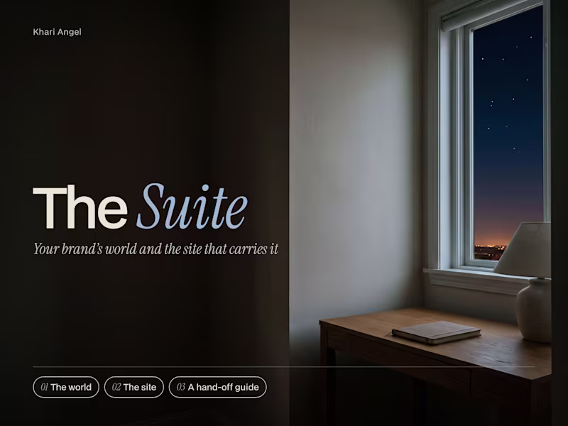 Cover image for The Suite: Your Brand's World and the Site That Carries It