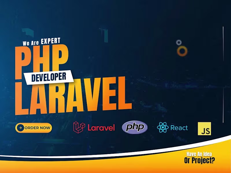 Cover image for Fix or develop laravel and PHP website for you