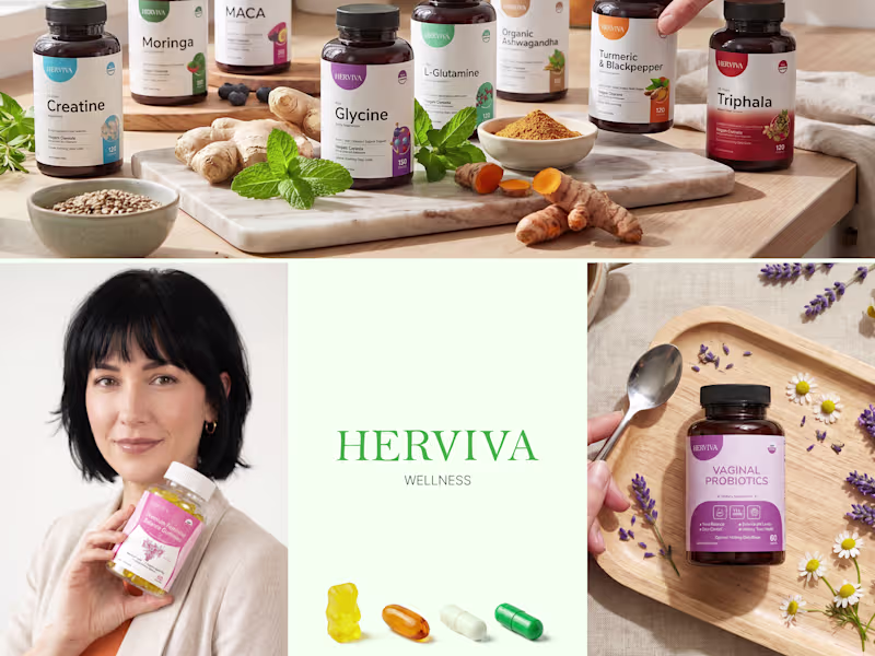 Cover image for Herviva - Wellness Brand Identity System