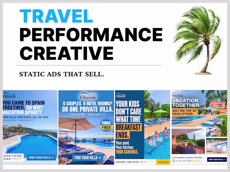 Cover image for Performance-focused Meta static ads for