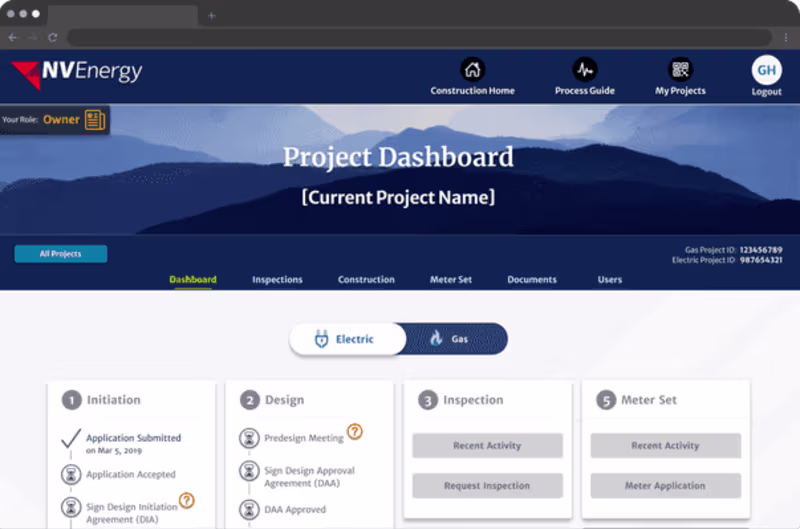 Cover image for Nevada Energy Service Setup UX Redesign