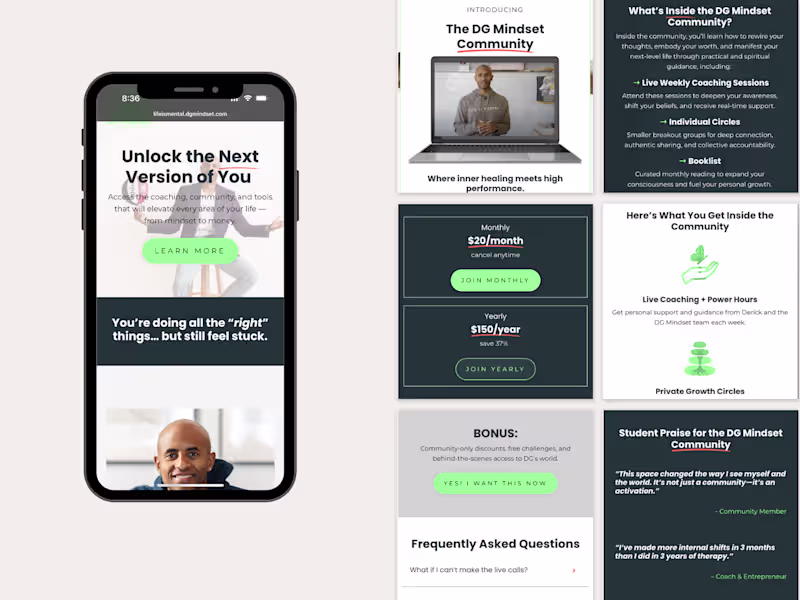 Cover image for  Kajabi Membership Promo for Mindset Community