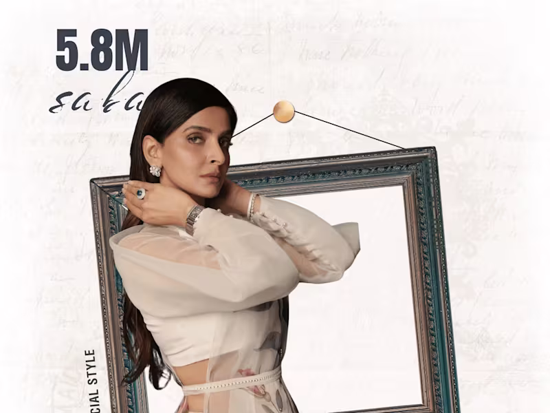 Cover image for Saba Qamar | Social Media Strategy