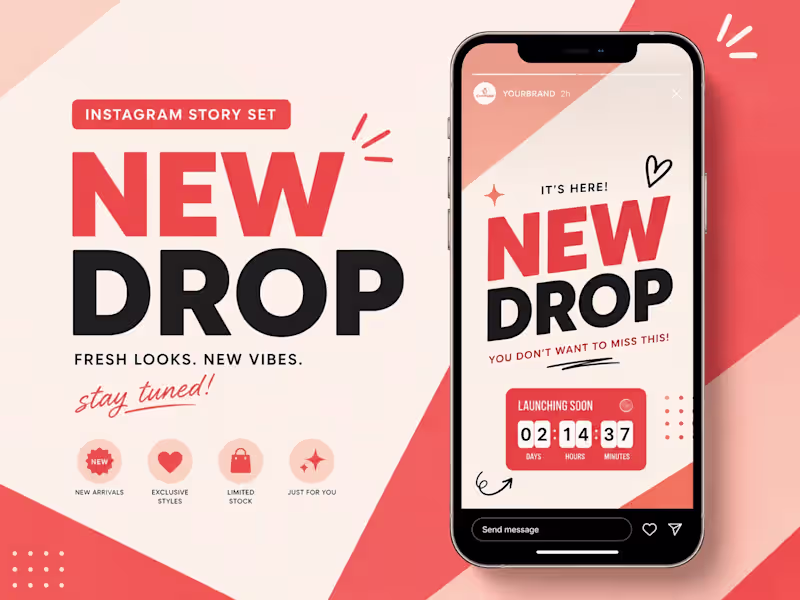 Cover image for New Drop — Instagram Story