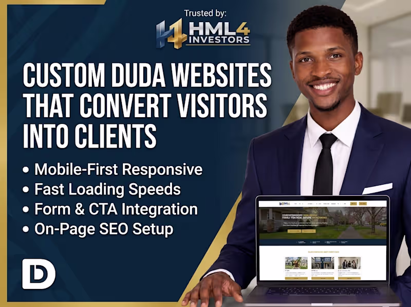 Cover image for Custom Duda Website Design & Development