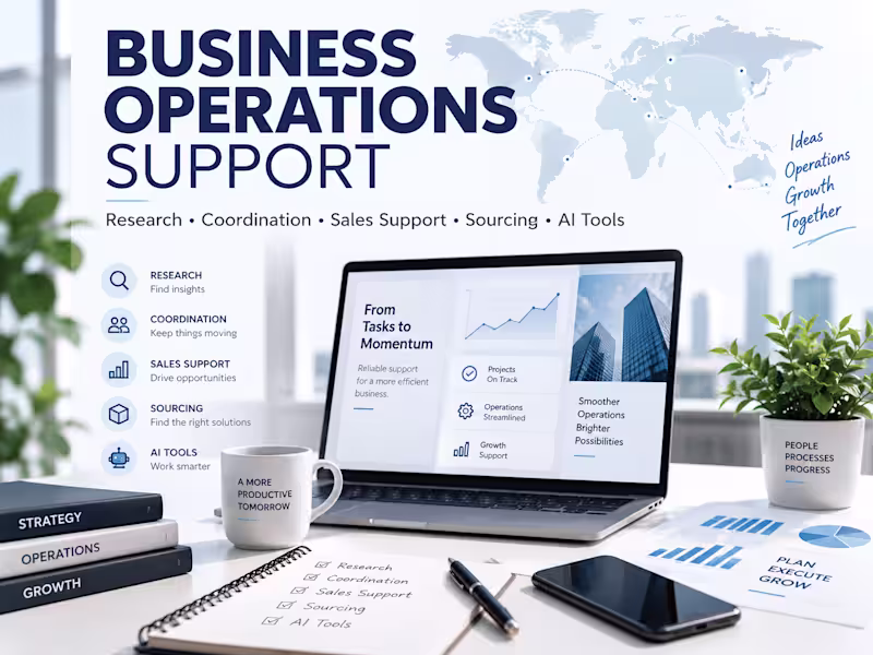 Cover image for Business Operations Support for Growing Businesses