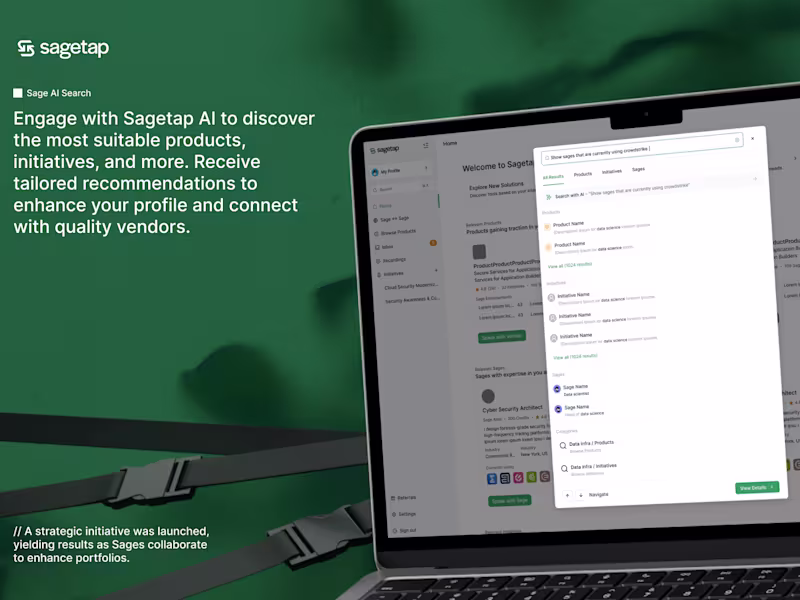 Cover image for Sagetap - B2B SaaS Marketplace