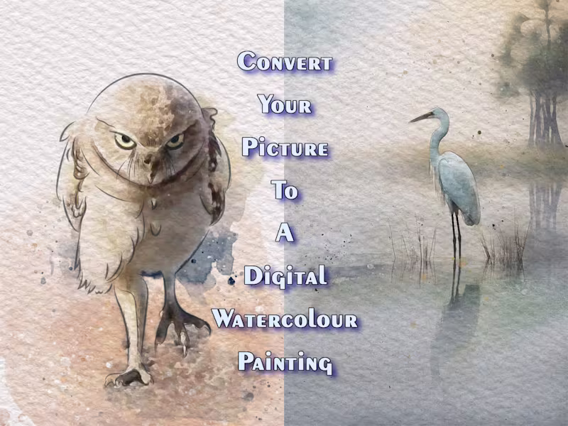 Cover image for Digital Watercolor Painting From Any Given Photograph
