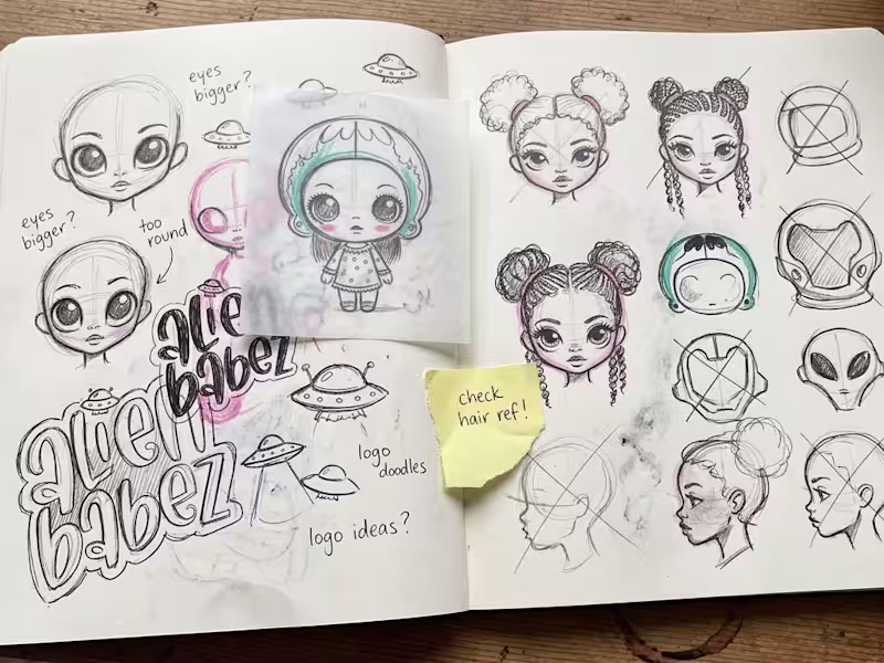 Cover image for Alien Babez is an original