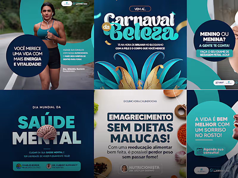 Cover image for Social Media Content for Medical Clinic
