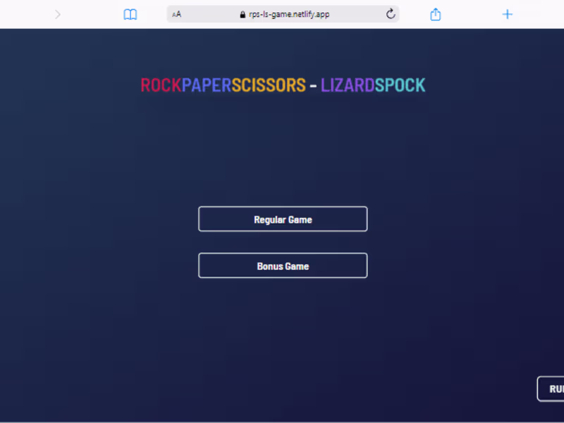 Cover image for Rock Paper Scisors Game