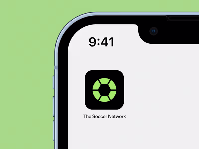 Cover image for Branding & App UI/UX Design for The Soccer Network