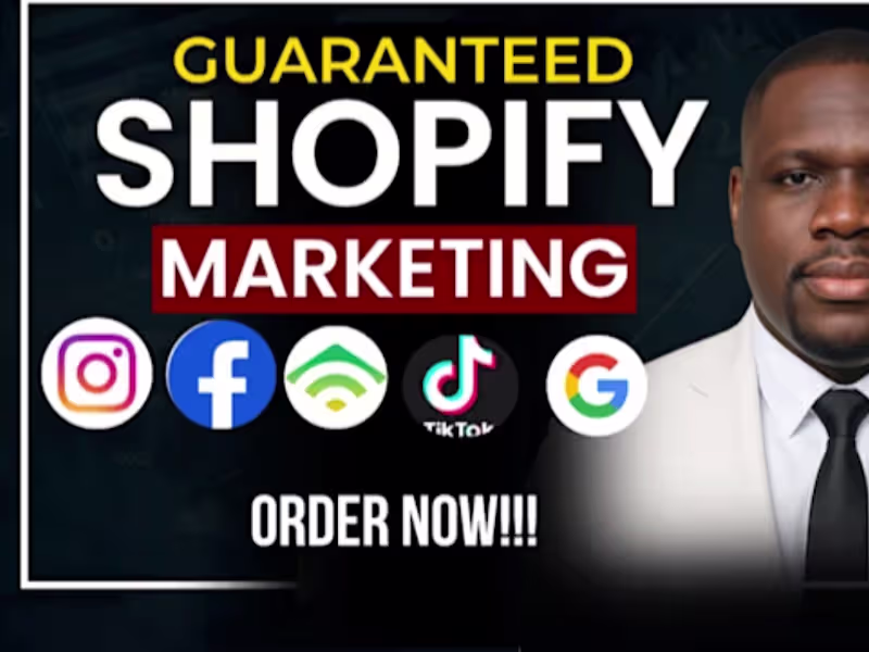Cover image for Boost shopify sales, shopify marketing and ecommerce marketing